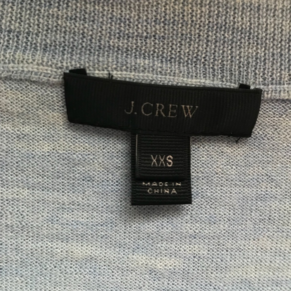 J.crew 100% merino wool sweater in pale blue XXS
